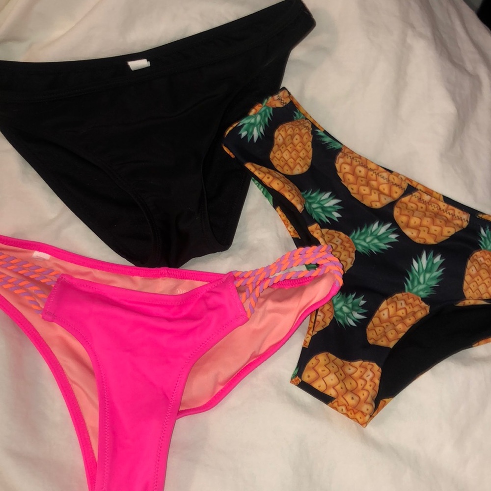 3 bikini bottoms Victoria secret